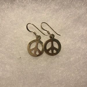 Silver Peace Signs